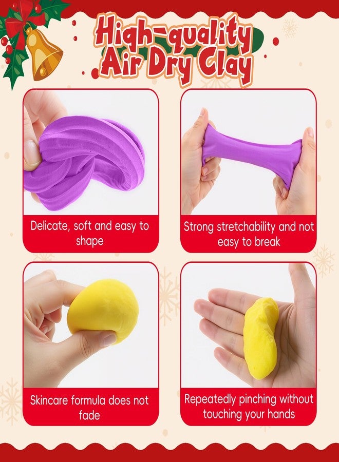 Timetome Air Dry Clay, 12 Boxs Modeling Clay for Kids, DIY Art Crafts Toy Gift Air Dry Clay Kit for Boys & Girls Ages 3 4 5 6 7 8 9 10 12 - Image 5